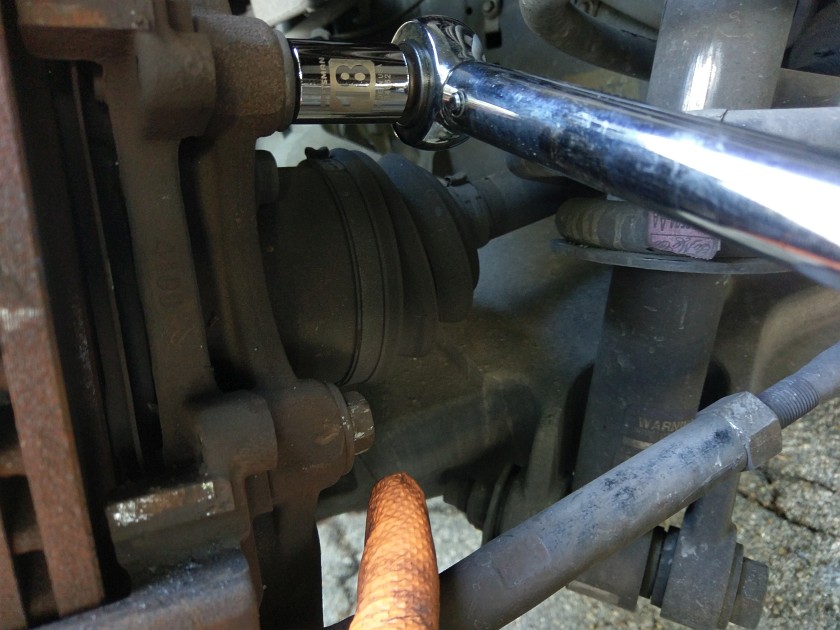 Caliper Bracket Removal