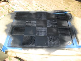 Checker Board Radiator Paint