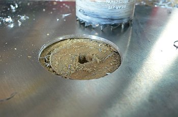 Hole Cut with Holesaw