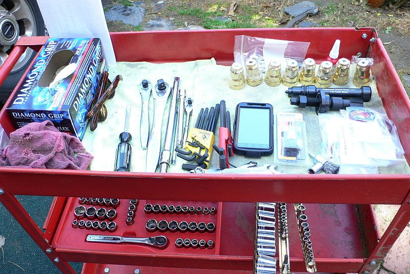 Injector Cup Replace - Tool Cart