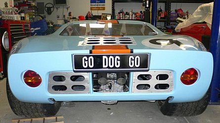 Rear of the RCR GT40 - Go Dog Go