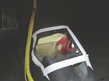 Mustang Shifter Cover Plate