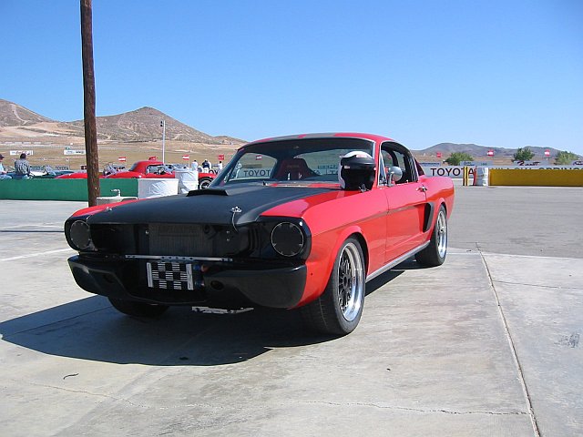 The Ripper Mustang at Willow Springs Raceway