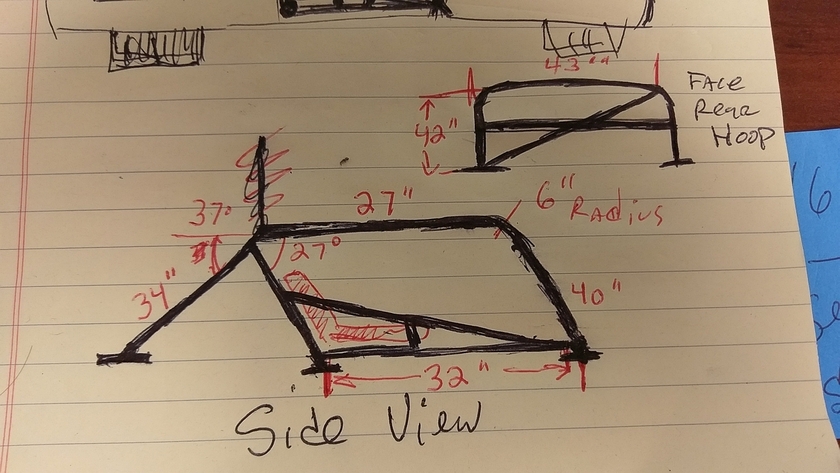 Tiger Roll Cage Sketches