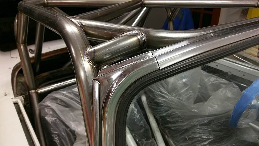Detail View of Roll Cage