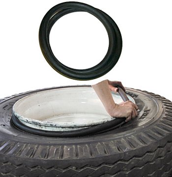 Tire bead deals seater ring